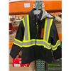 Image 2 : Holmes Workwear M/M High-Visibility Jacket with Hood