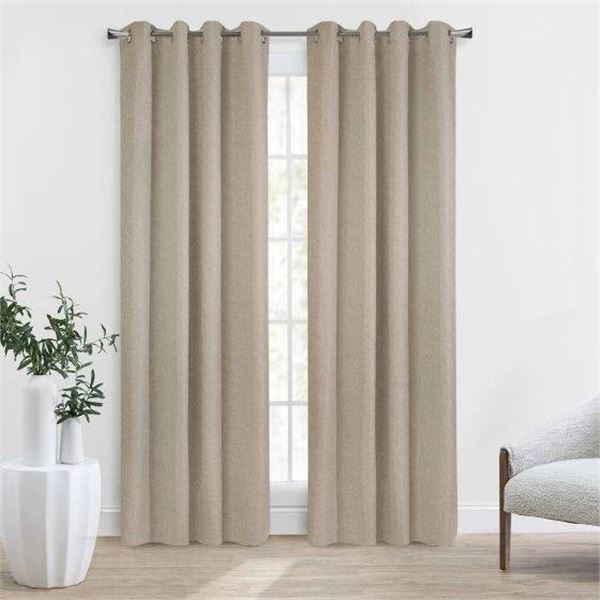 Beautyrest Platinum Grommet-Top Blackout Panel Pair with Liner, 52 in x 90 in Each