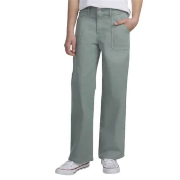 Levi’s Girls Carpenter Jeans with Adjustable Waist, Size 10