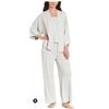 Image 1 : Lemon Super Cozy 3-Piece Sleep Set, Size L/G, Gray