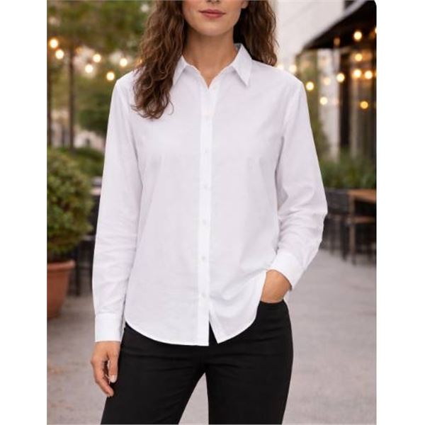 Ted Baker Medium White Long Sleeve Shirt with Tag