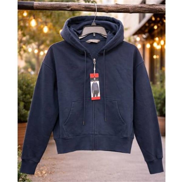 Tuff Athletics M/M Hooded Sweatshirt in Blue