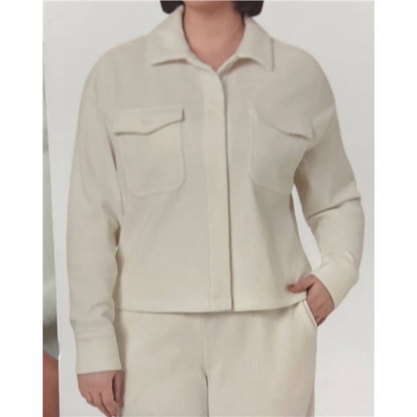 Mondetta L/G White Jacket with Global Recycled Standard Certification