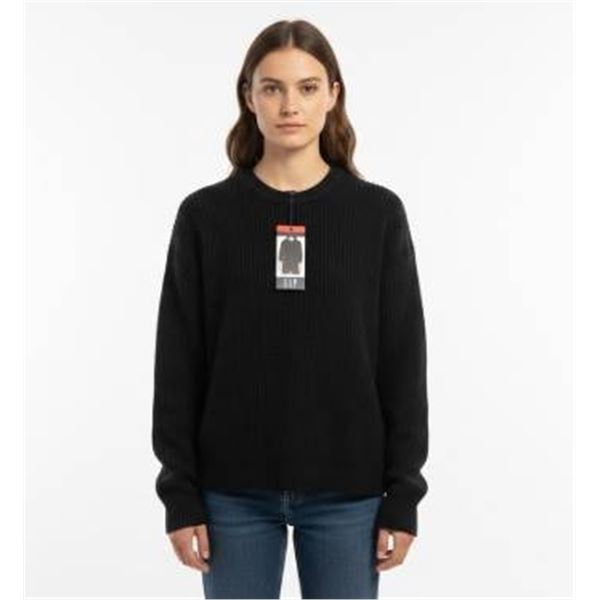 Gap Black Ribbed Sweater M/M Long Sleeve Women’s Pullover
