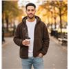 Image 1 : Sierra Designs Brown Hooded Zip-Up Fleece Jacket, Size M