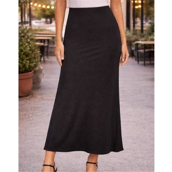 Matty M Women’s Skirt, Black, L/G, Model 194288