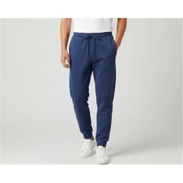 Champion Elite Men’s Jogger Pants, Size S, Blue, Made in Cambodia