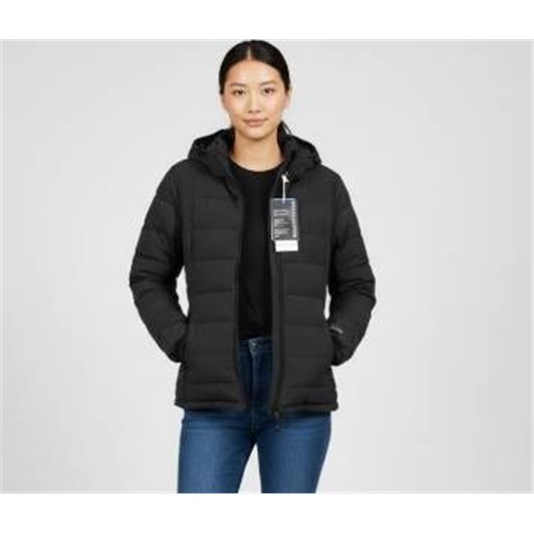 Paradox Women’s Packable Jacket L/G with Hood in Black