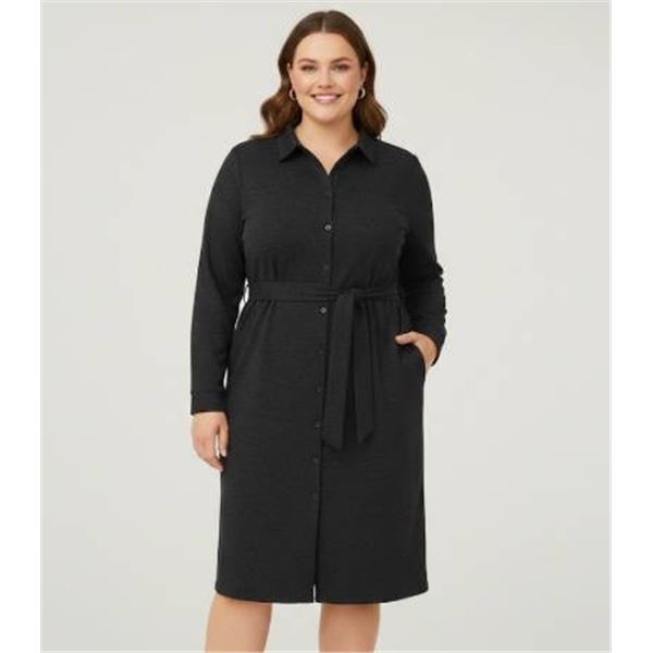 Kersh Women’s XL Black Cardigan or Dress With Tag