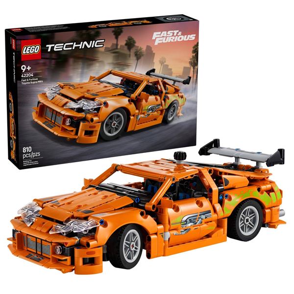 LEGO Technic Fast & Furious 42204: Toyota Supra MK4, 810 Pieces