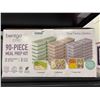 Image 3 : Bentgo Prep 90-Piece Meal Prep Kit with 3 Tray Sizes and 3 Colors