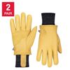 Image 1 : Handcrew Genuine Leather Winter Gloves Medium Size