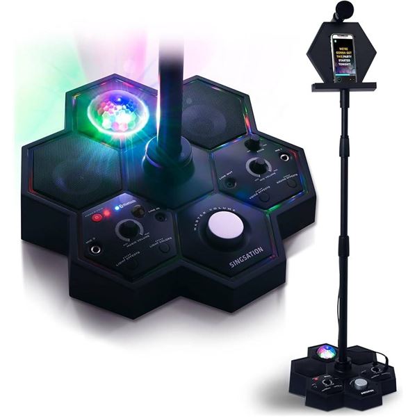 Singsation All-in-One Karaoke System with Microphones
