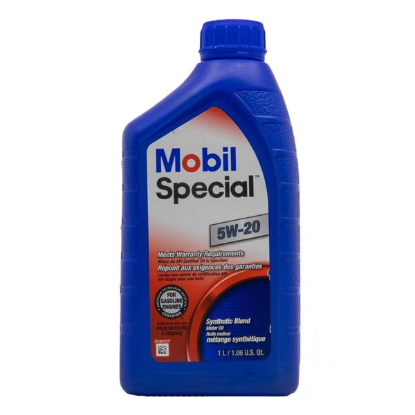 Mobil Special 5W-20 Synthetic Blend Motor Oil, 6 x 1L Bottle