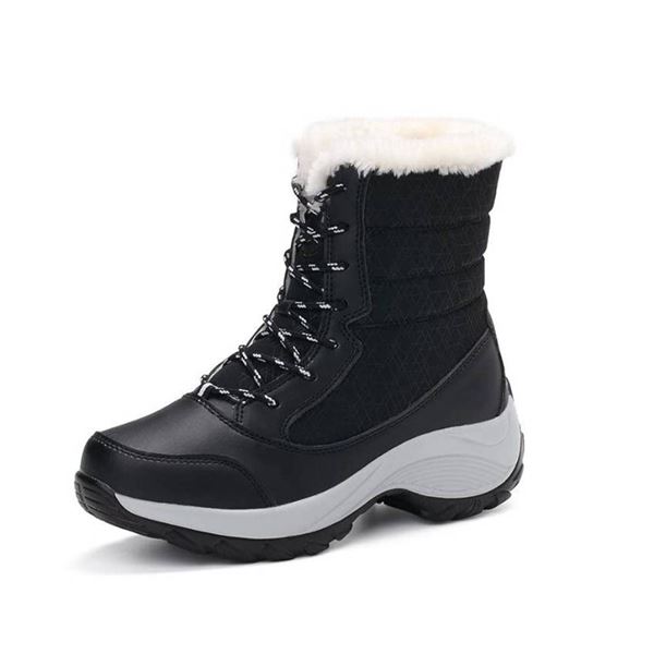 Cougar Women’s Winter Boots, Black/White, EU 38/US 7