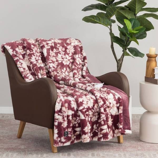 Berkshire Heated Faux Fur Throw – Luxe Heating Blanket