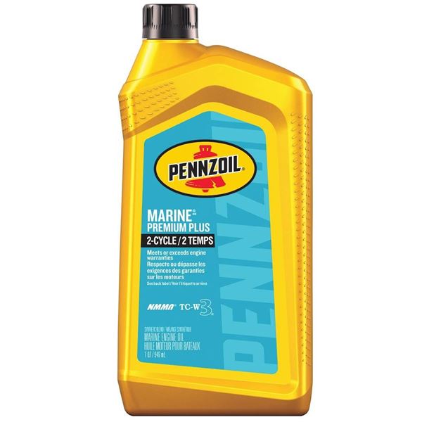 Pennzoil Marine Premium Plus 2-Cycle Engine Oil 946 mL (Pack of 6)
