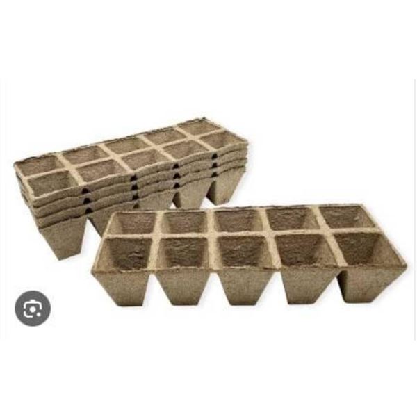 Lot of 12 – Jiffy Strips 10, 5 Strips ( 50 Plants)