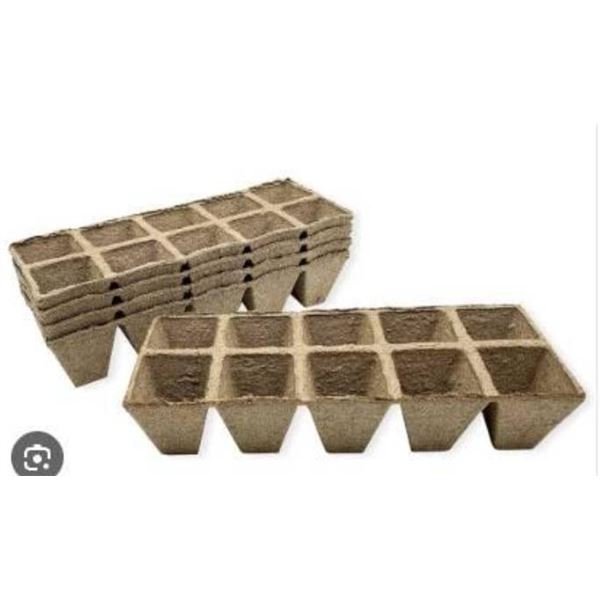 Lot of 12 – Jiffy Strips 10, 5 Strips ( 50 Plants)