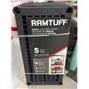 Image 2 : Ramtuff 5-Level Resin Shelving System with 150 lbs Per Shelf Capacity