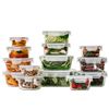 Image 1 : Glasslock 28-Piece Tempered Glass Food Storage Set