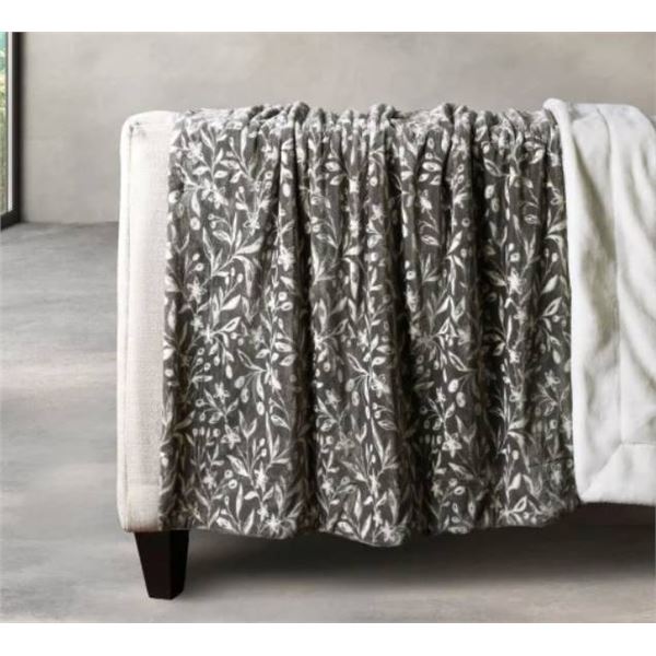 Life Comfort The Ultimate Throw with Floral Pattern, 60″ x70″