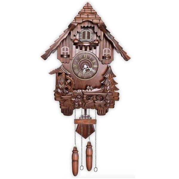 Kendal Cuckoo Clock Vintage Wall Clock Handcrafted Wood Cuckoo Clock Black Forest House Home Decor M