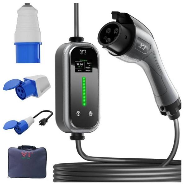 VI Portable EV Charger with Accessories for Electrical Vehicles