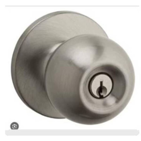 Weiser Regina Safe Lock Keyed Entry Door Locks, Lot of 2