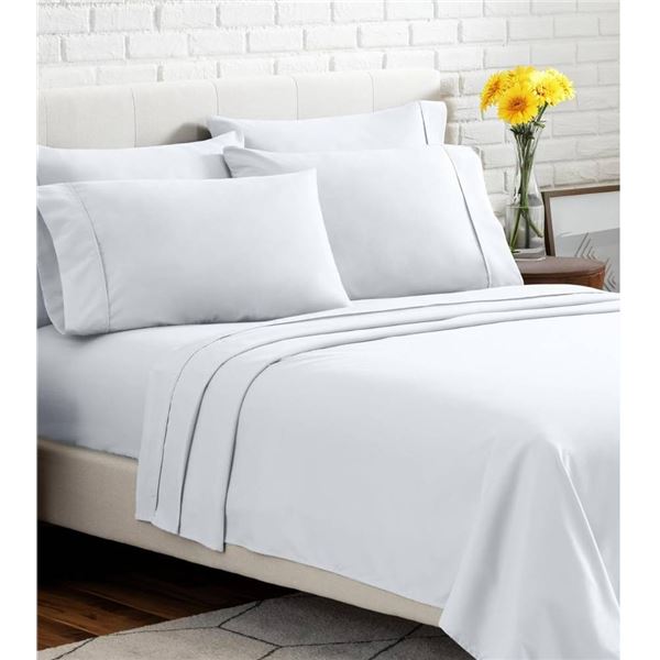 Comfy Bamboo World 9500 Series Queen Size 4-Piece Sheet Set