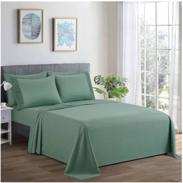 Comfy Bamboo World 4-Piece King Sheet Set, 8000 Cold Series