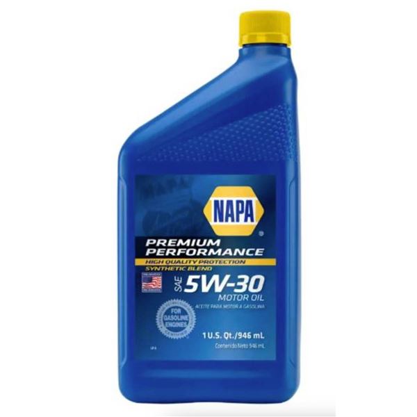 NAPA Premium Performance 5W-30 Motor Oil, 6 x 946 mL Bottles
