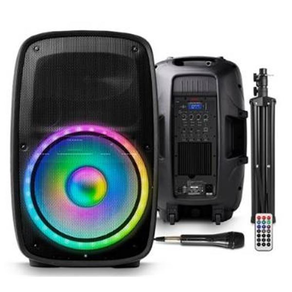 ION Total PA Glow 3 High-Power Bluetooth Speaker System with 500 Watts