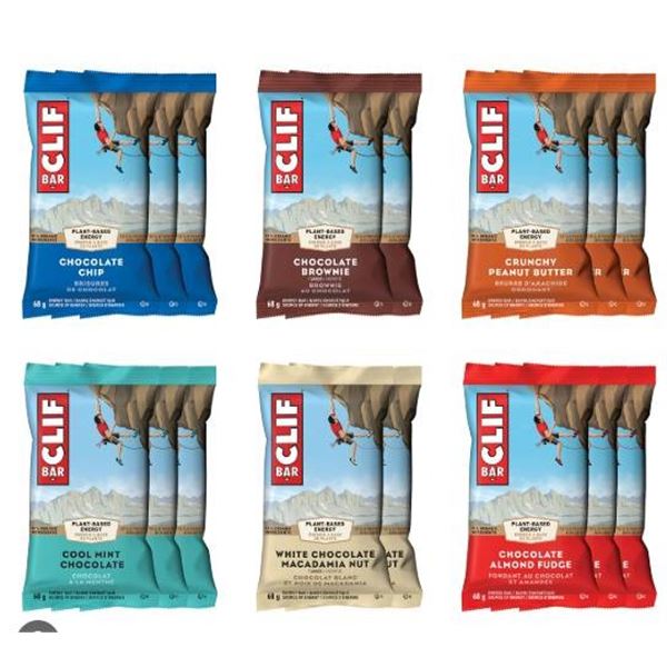 Clif Bar Energy Bar Variety Pack of 16, 68 g Each, Code B08SF725S3