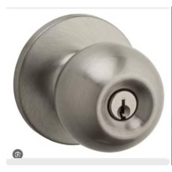 Weiser Regina Safe Lock Keyed Entry Door Locks, Lot of 2