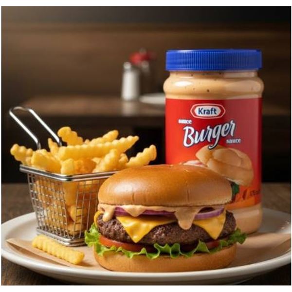 Kraft Burger Sauce 475 mL Jar – Case of 12