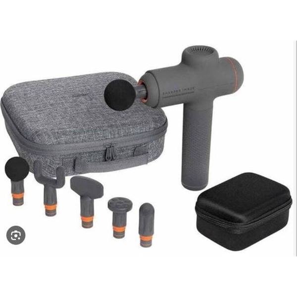Sharper Image Power Percussion Deep Tissue Massager With Accessories