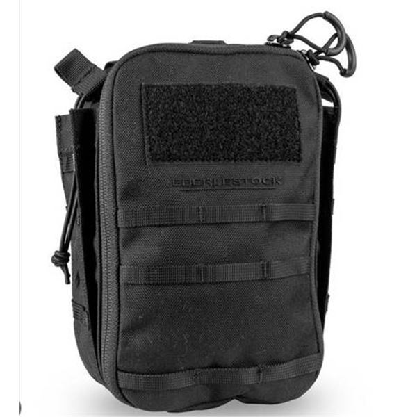 IndiTAK Pouch A2FKMB, Black, Tactical Storage Pouch