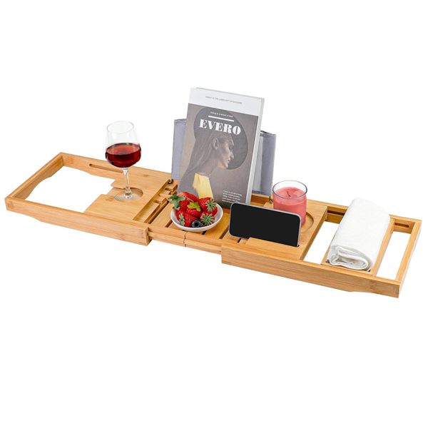 Utoplike Bathtub Tray T Made From Bamboo
