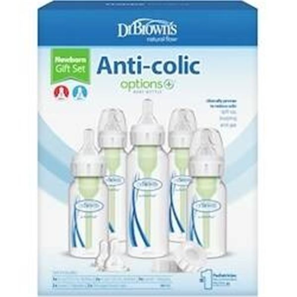 Dr. Brown’s Options+ Anti-Colic Bottle Gift Set with Accessories