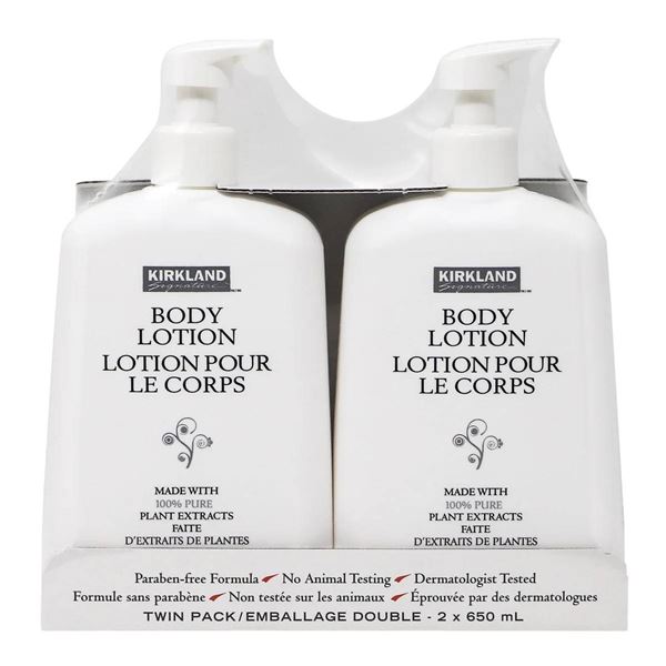 Kirkland Signature Body Lotion 2 x 650ml