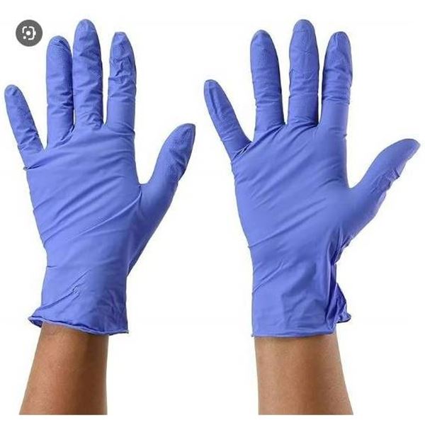Medicom Vulcan Nitrile Gloves, Indigo, L/G, 150 Count