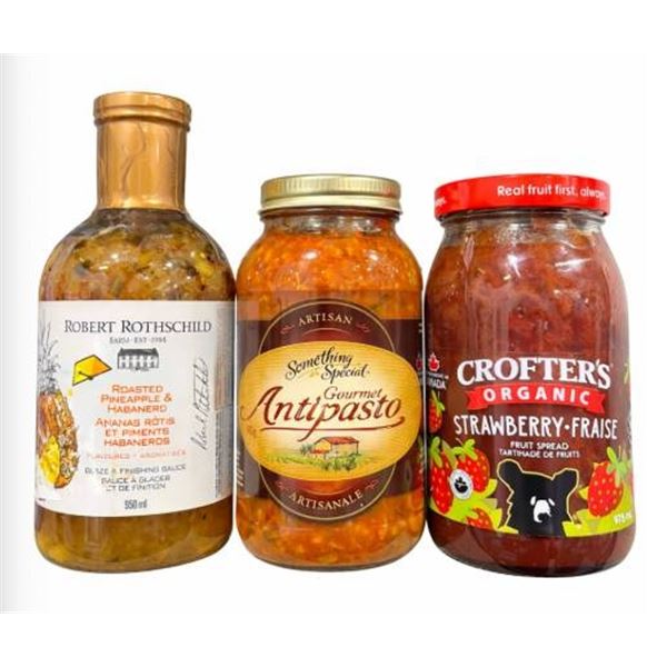 3 Food Condiments and Spreads