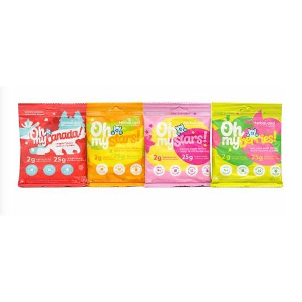 Helpland Oh My Candy 12 x 50g Assortment of Four Varieties