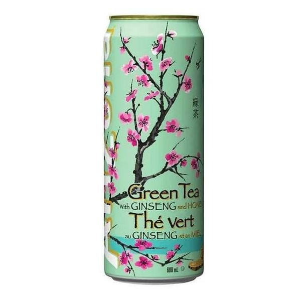 23 Cans of Green Tea With Ginseng and Honey, 680 mL Each
