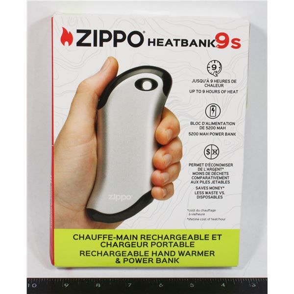 NEW ZIPPO HEAT BANKS 9'S HAND WARMER POWER BANK
