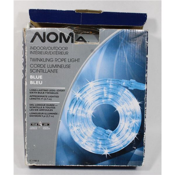 NOMA BLUE INDOOR/OUTDOOR ROPE LIGHT OPEN BOX