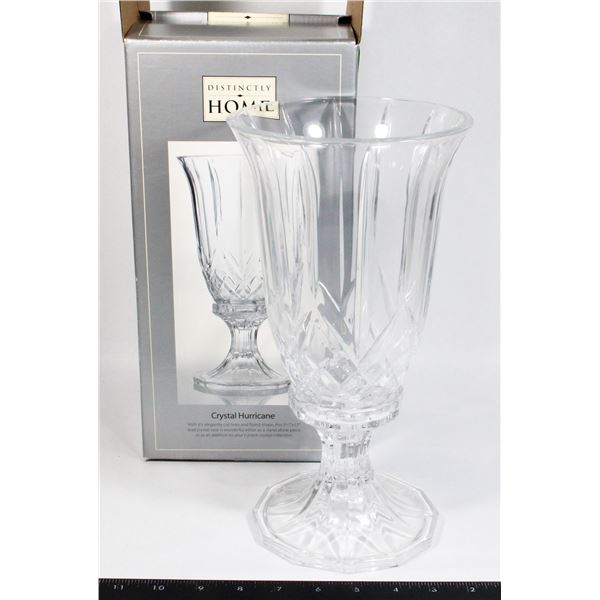 CRYSTAL HURRICANE VASE