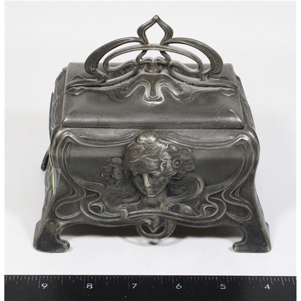 ANTIQUE ART NOUVEAU JEWELRY BOX