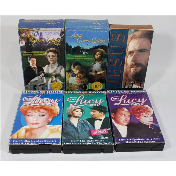 BUNDLE OF 8 VHS THE LUCY SHOW GREENE GABLES